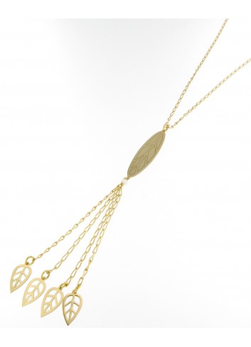 Collana lunga Linea Leaf