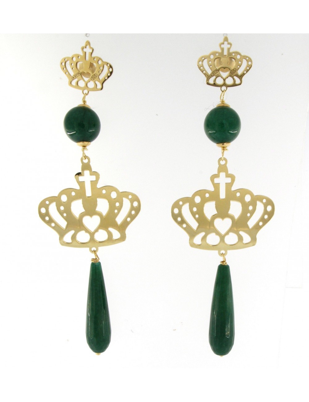 Orecchini Linea Queen con corona Orecchini Linea Queen con corona